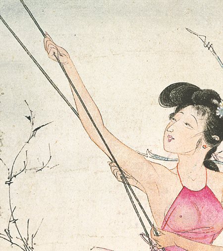 白玉县-胡也佛的仕女画和最知名的金瓶梅秘戏图
